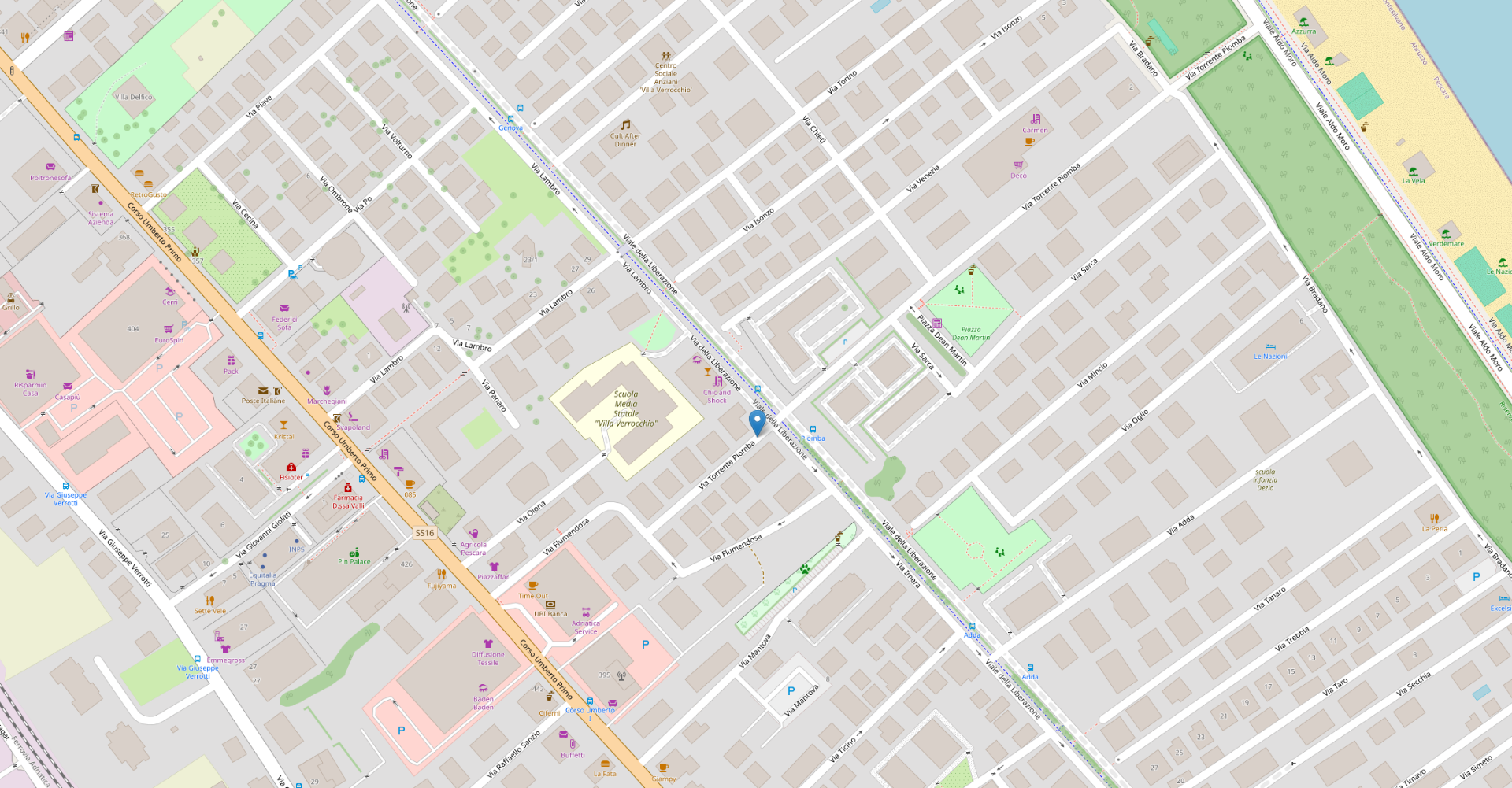 Sealight location
